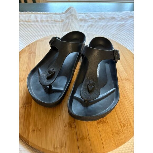 Birkenstock Gizeh EVA Flip Flop Sandals Size US 8.5 Black Art: 0128201 - Picture 1 of 6